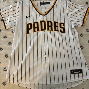 Genuine MLB Padres Striped Jersey New